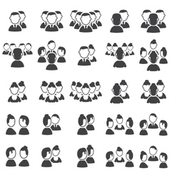 Set of talking icons vector image