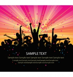 People dancing vector image