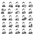 Set of avatar icons vector image