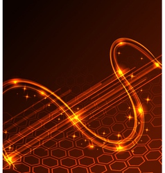 Abstract glowing background vector image