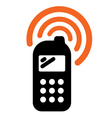 Mobile phone icon vector image