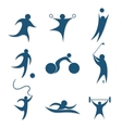 Icons sports vector image