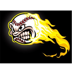 Baseball ball vector image