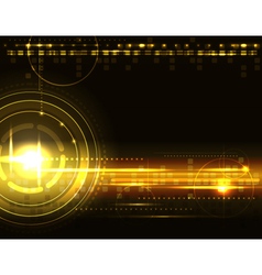 Abstract glowing background vector image