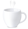 Mug isolated on white vector image