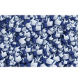 3d like hand icons abstract background vector image