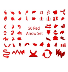 Arrow hand paint brush stroke elements Royalty Free Vector