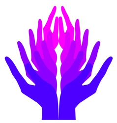 Spirituality peace and love vector image