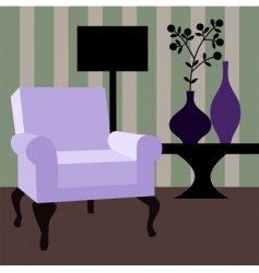 Armchair vector image