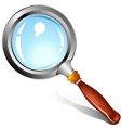Magnifying glass vector image