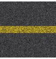 Stripe on asphalt vector image