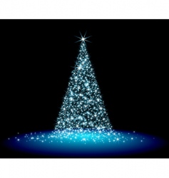 Christmas fir vector image