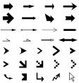 Arrows collection vector image