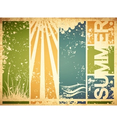 Vintage Summer vector image