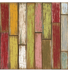 Old paint wood texture seamless background vector image