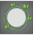 Abstract Eco creative background vector image