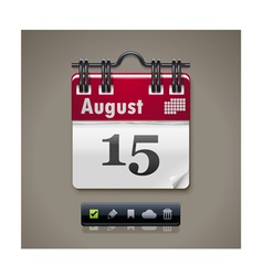 Calendar xxl icon vector image