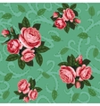 Rose seamless background vector image