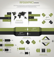 Retro infographics vector image