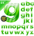 Multicolor children candy alphabet vector image