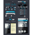 Elements of infographics vector image