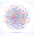 Colorful abstract blot of dots vector image