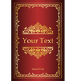 Book cover - vintage background vector image
