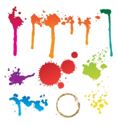 Colorful stain vector image