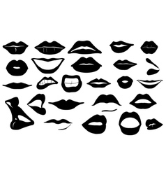 Lips vector image
