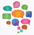Bubbles for speech vector image