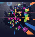 Abstract perspective circle background Abstract perspective circle background vector image
