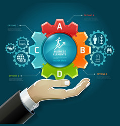 Business concept businessman vector image