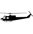 Military helicopter vector image