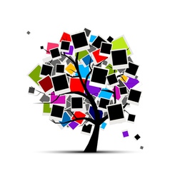 Memories tree vector image