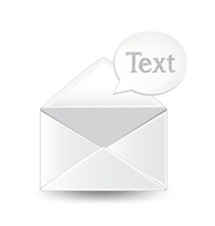 Envelope Text vector image