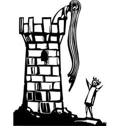 Rapunzels Tower vector image