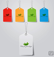 Blanc Pricing Tags Blanc Pricing Tags vector image