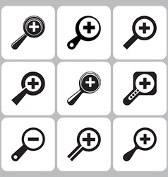Search icons Search icons vector image