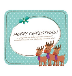Cute Christmas Cards vector image