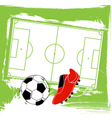 Soccer background vector image