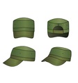 Military cap vector image