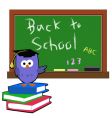Owl teacher Owl teacher vector image
