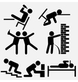 Humoristic evening of weekend vector image