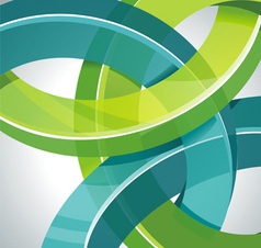 3d technology circles vector image