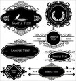 Vintage frames vector image