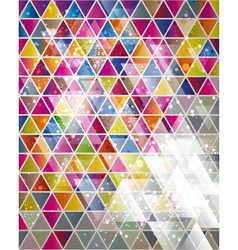 Background with triangle pattern vector image