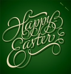 HAPPY EASTER hand lettering vector image