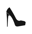High heel women shoe icon simple style vector image