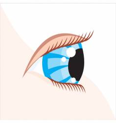 Beauty cartoon vector image