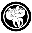 Gemini tattoo vector image